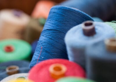 Rotoli di filo per settore tessile